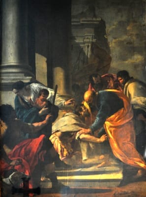 Le Centurion Corneille aux pieds de saint Pierre